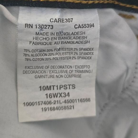 Wrangler High Rise True Straight Medium Wash Women's Jeans 16W X 34L - Picture 4 of 7